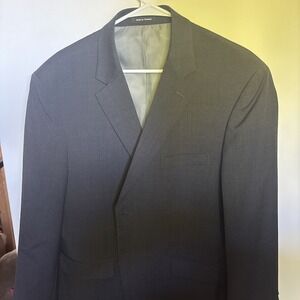 Pronto Uomo Men's 44S Wool Blend Suit Jacket Charcoal 2-Button Blazer